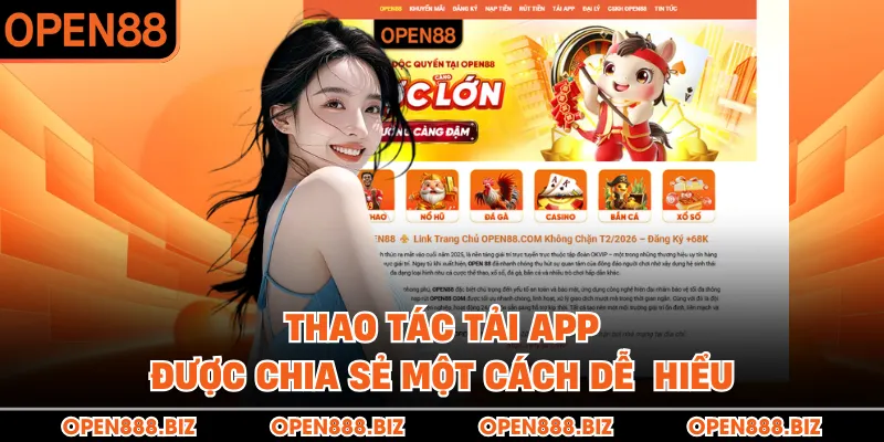 Thao tác tải app được chia sẻ một cách dễ hiểu